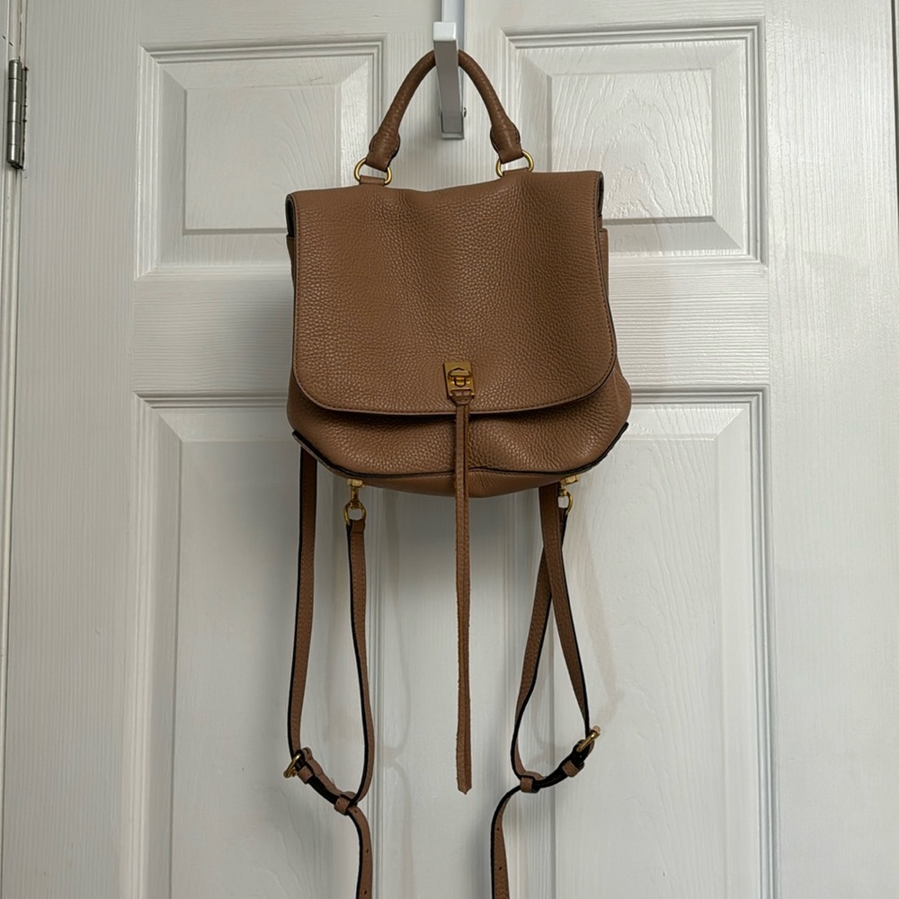 Rebecca Minkoff Darren Convertible Backpack Beige